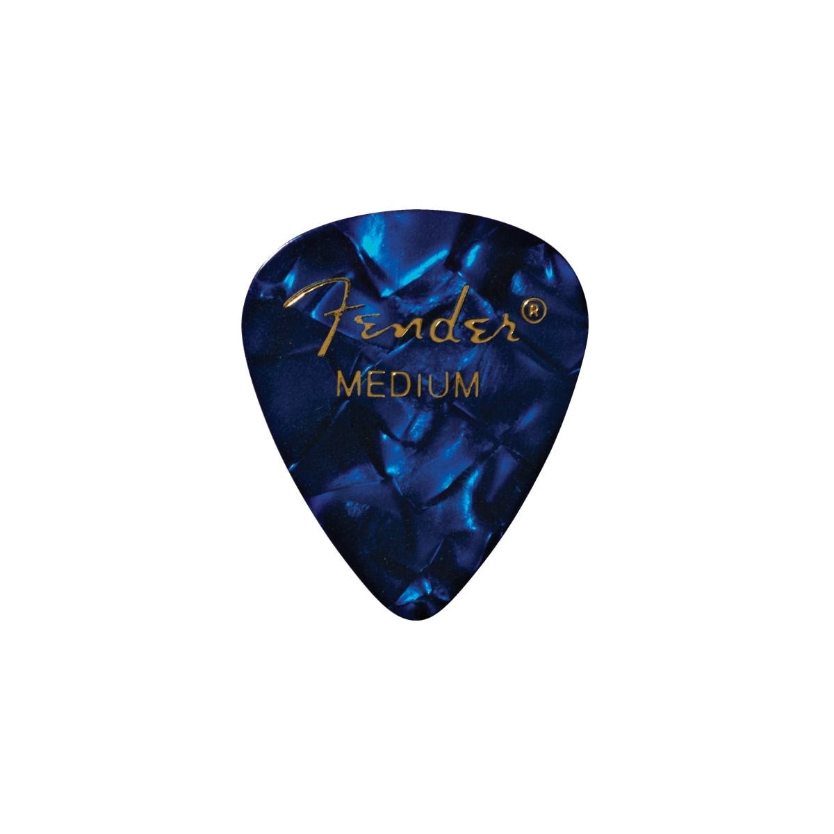 FENDER - MEDIUM CELLULOID PICKS - Blue Moto - 12 PICKS PACK